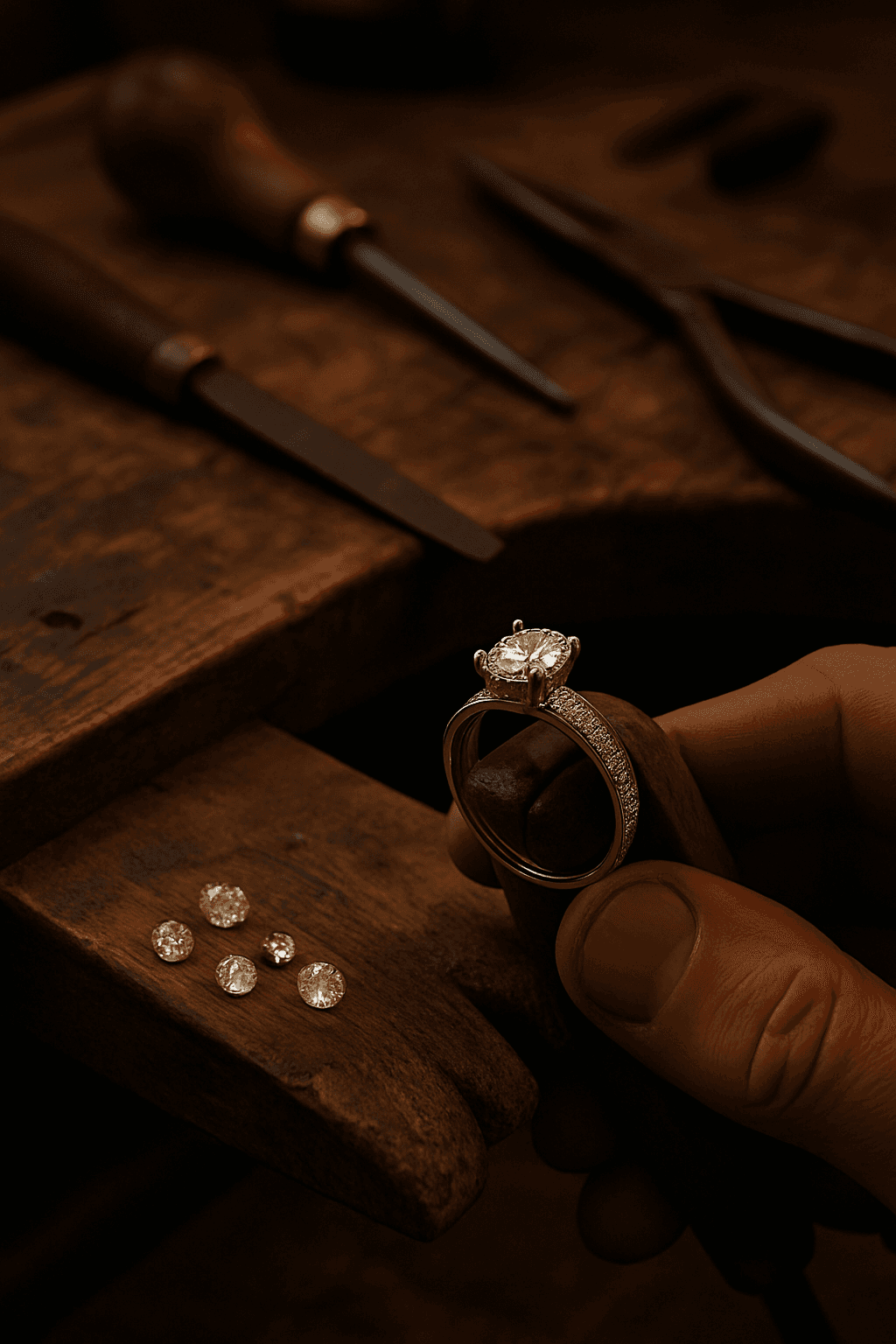Custom jewelry craftsmanship